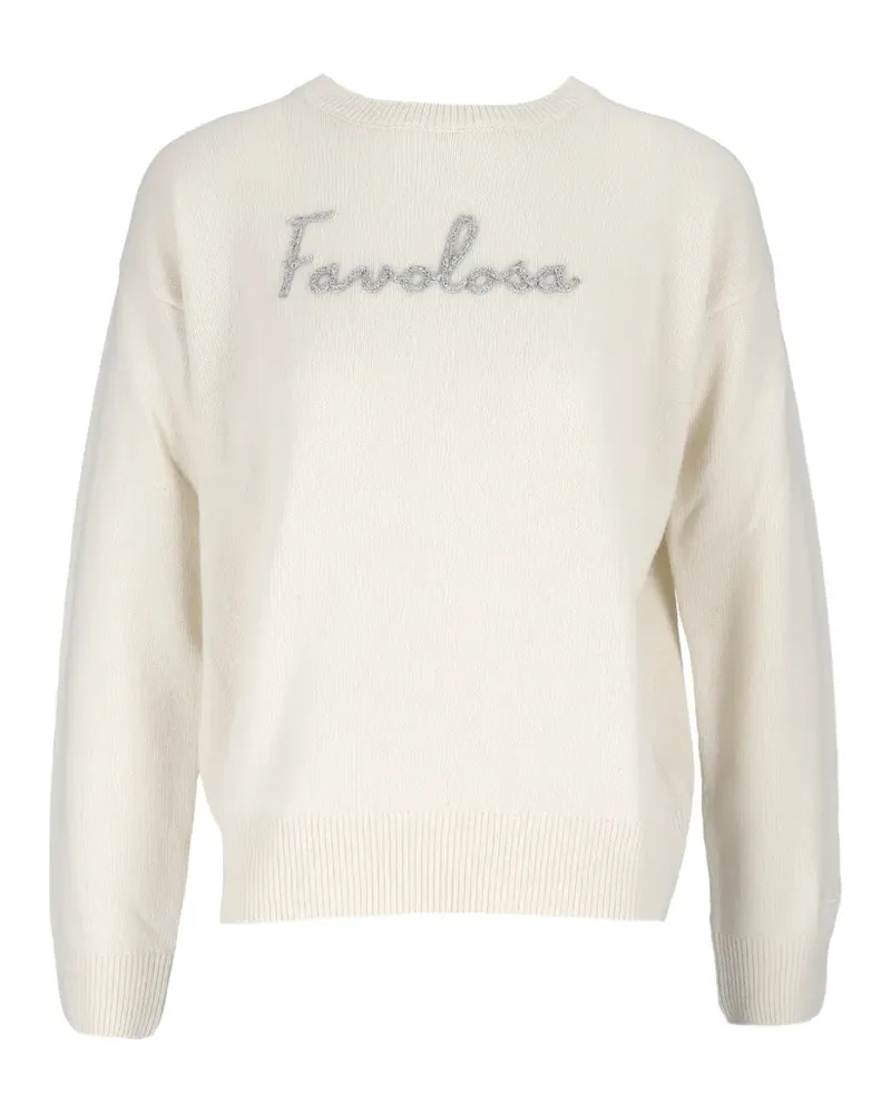 MC2 Saint Barth Favolosa embroidered sweater - Nude Nude