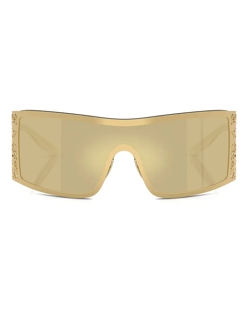 Dolce & Gabbana Ergonomische Sonnenbrille - Gold Gold