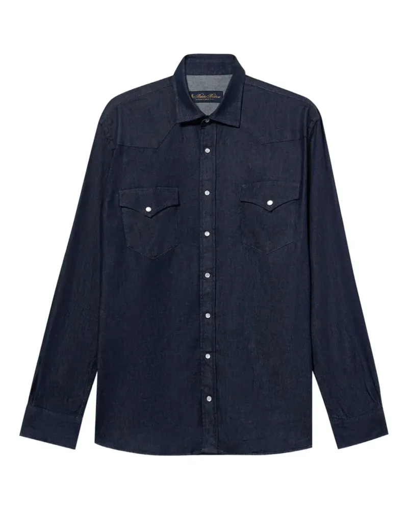 Brooks Brothers Klassisches Jeanshemd - Blau Blau