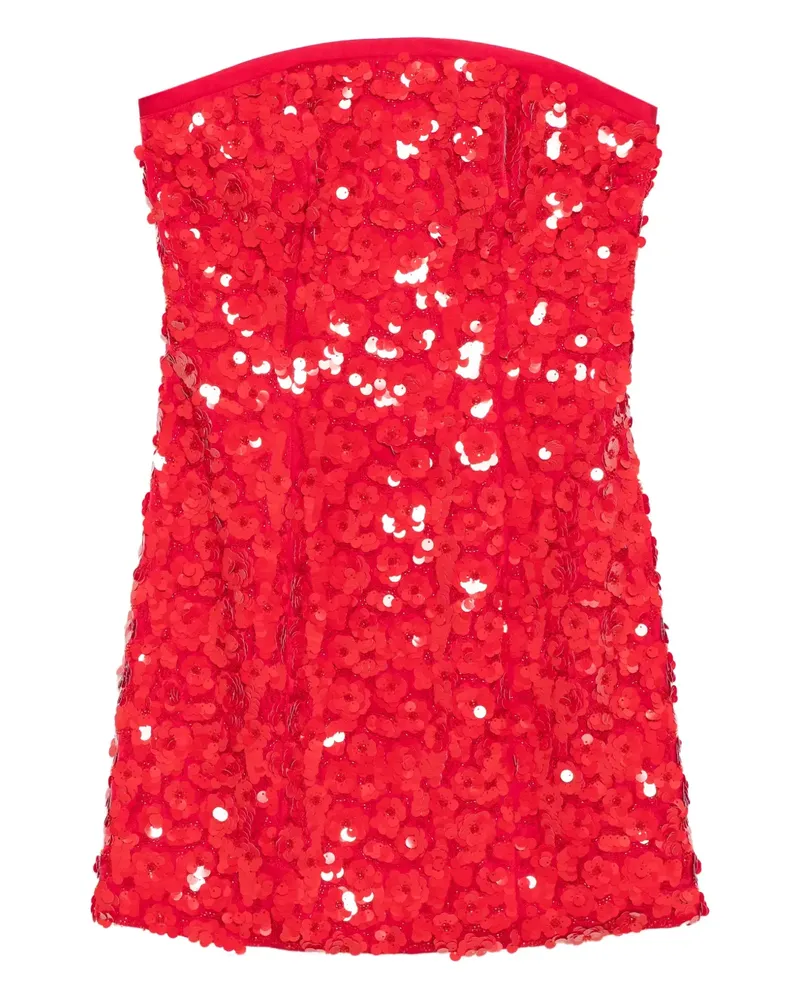 Cynthia Rowley Rock mit Pailletten - Rot Rot