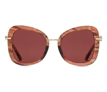 Sonnenbrille im Oversized-Look - Braun