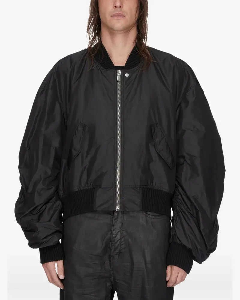Rick Owens Secchia Flight Bomberjacke - Schwarz Schwarz
