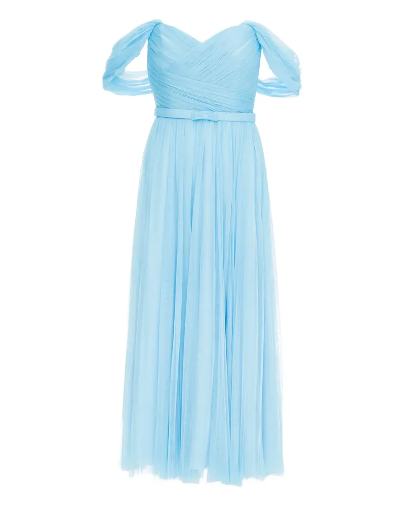 Ana Radu off-shoulder tulle dress - Blau Blau