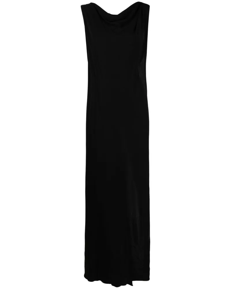 Alberta Ferretti Maxikleid mit Cut-Outs - Schwarz Schwarz