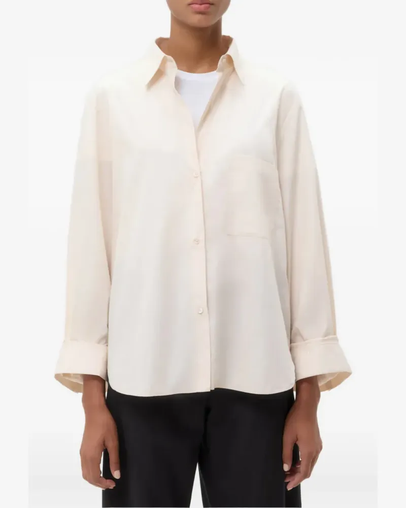 TWP patch-pocket button-up shirt - Rosa Rosa