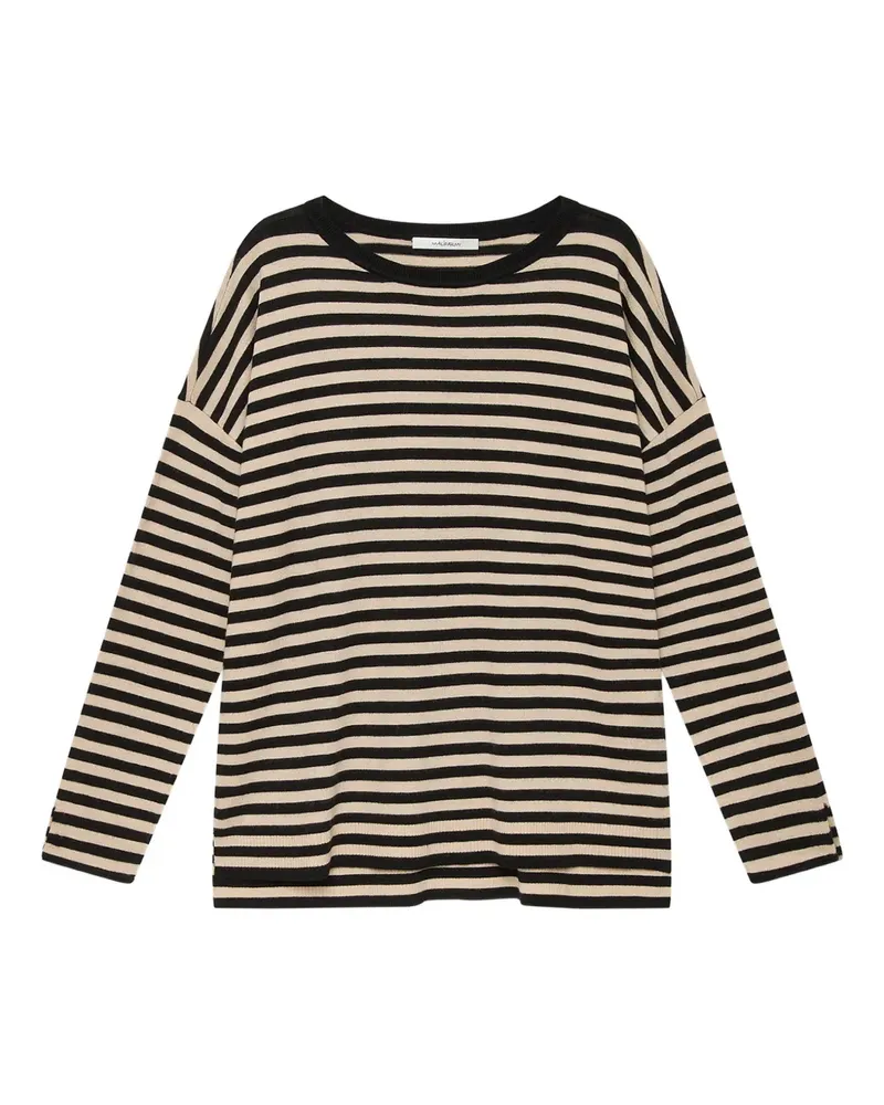 Maliparmi striped top - Schwarz Schwarz