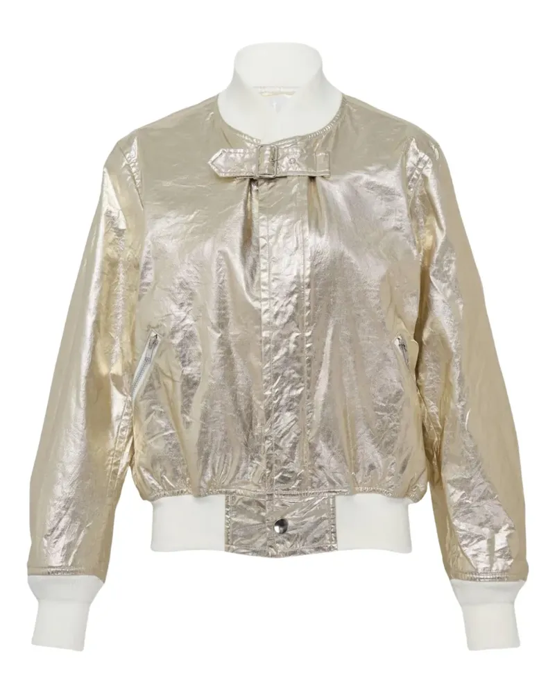 Comme des Garçons foiled jacket - Gold Gold