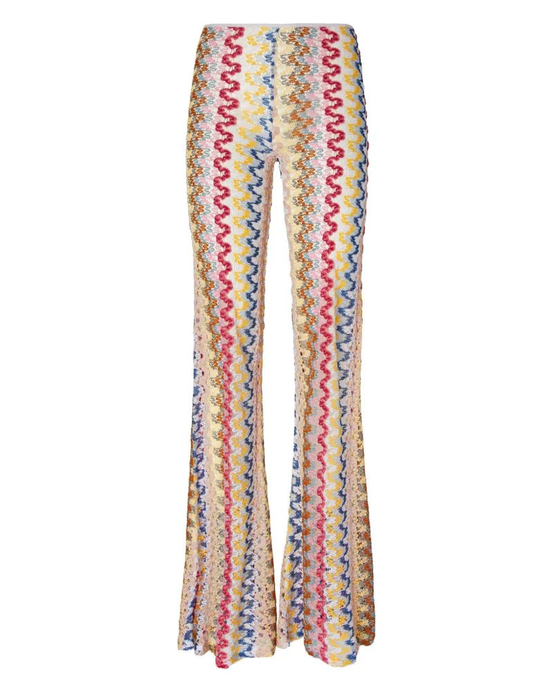 Missoni Hose mit Zickzackmuster - Rosa Rosa