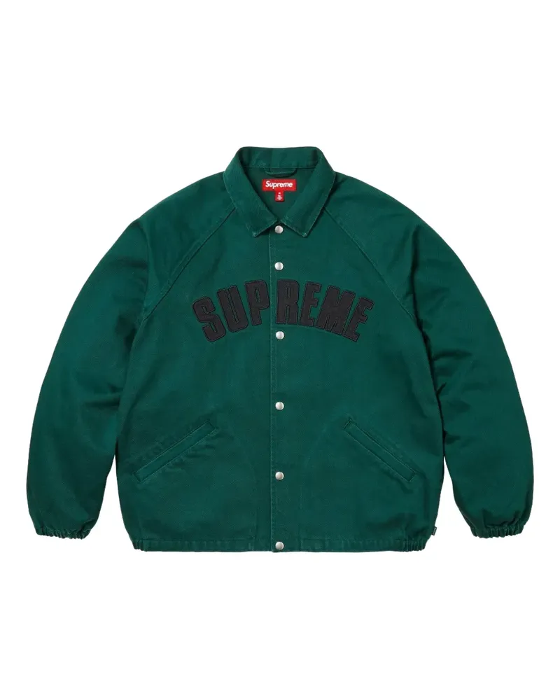 Supreme Being Bomberjacke mit Logo-Stickerei - Grün Grün