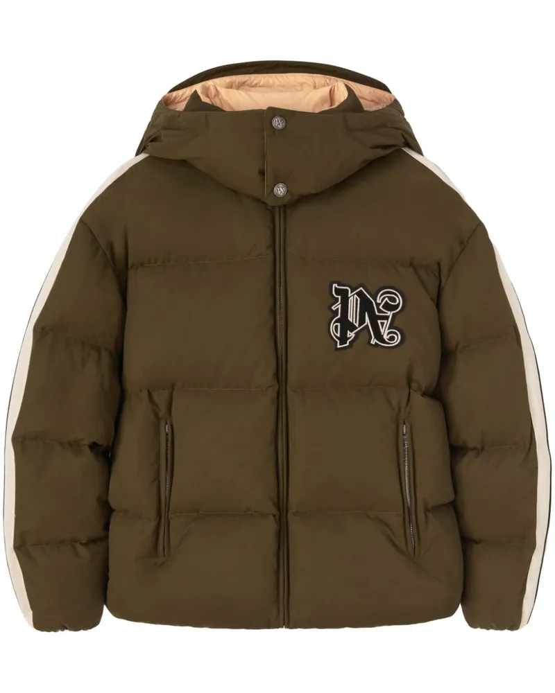 Palm Angels Daunenjacke mit Kapuze - Grün Grün
