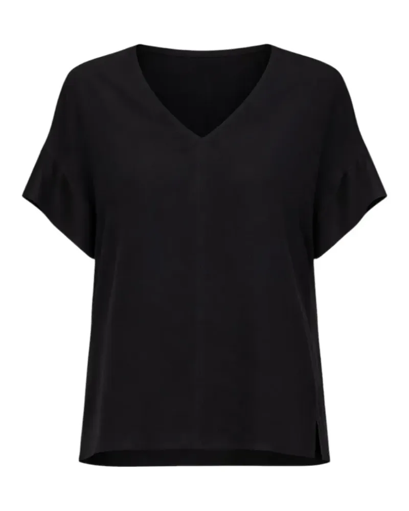 Liu Jo Bluse mit V-Ausschnitt - Schwarz Schwarz