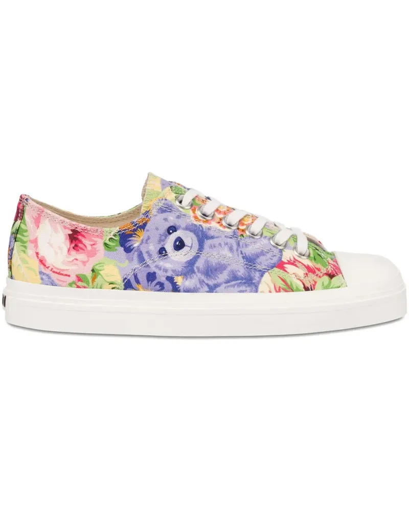 Moschino Sneakers mit Teddy-Print - Blau Blau