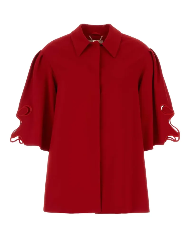 Blumarine Oversized-Jacke mit Cut-Out - Rot Rot