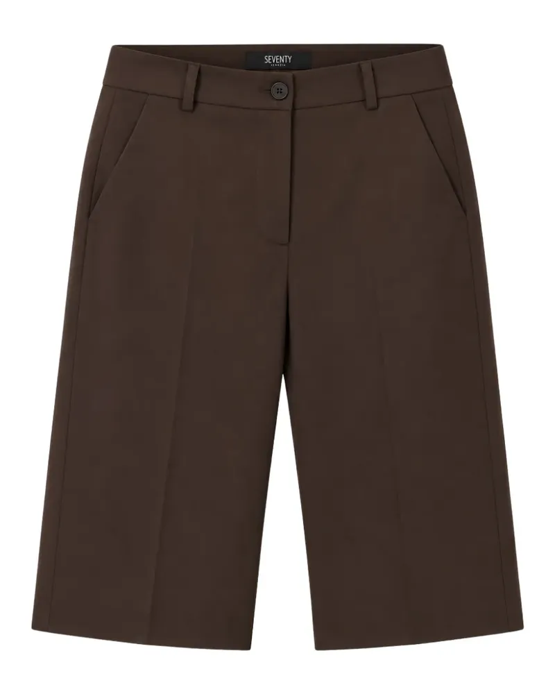 Seventy Klassische Shorts mit Bügelfalten - Braun Braun