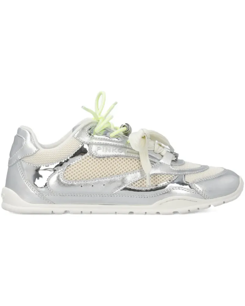 Pinko Sneakers mit Einsätzen - Silber Silber