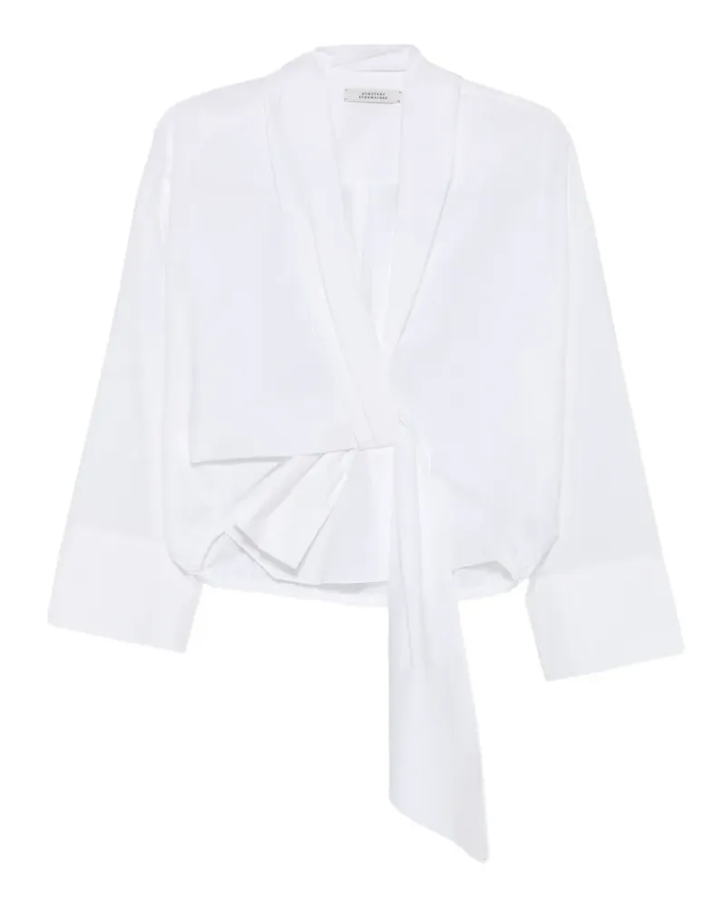 Dorothee Schumacher Bluse mit V-Ausschnitt - Weiß Weiß