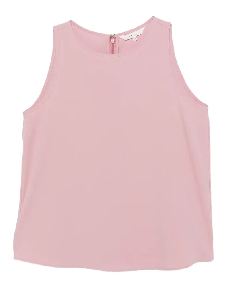 XACUS sleeveless zip-back top - Rosa Rosa
