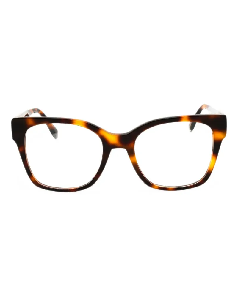 Tommy Hilfiger Eckige Brille in Schildpattoptik - Braun Braun