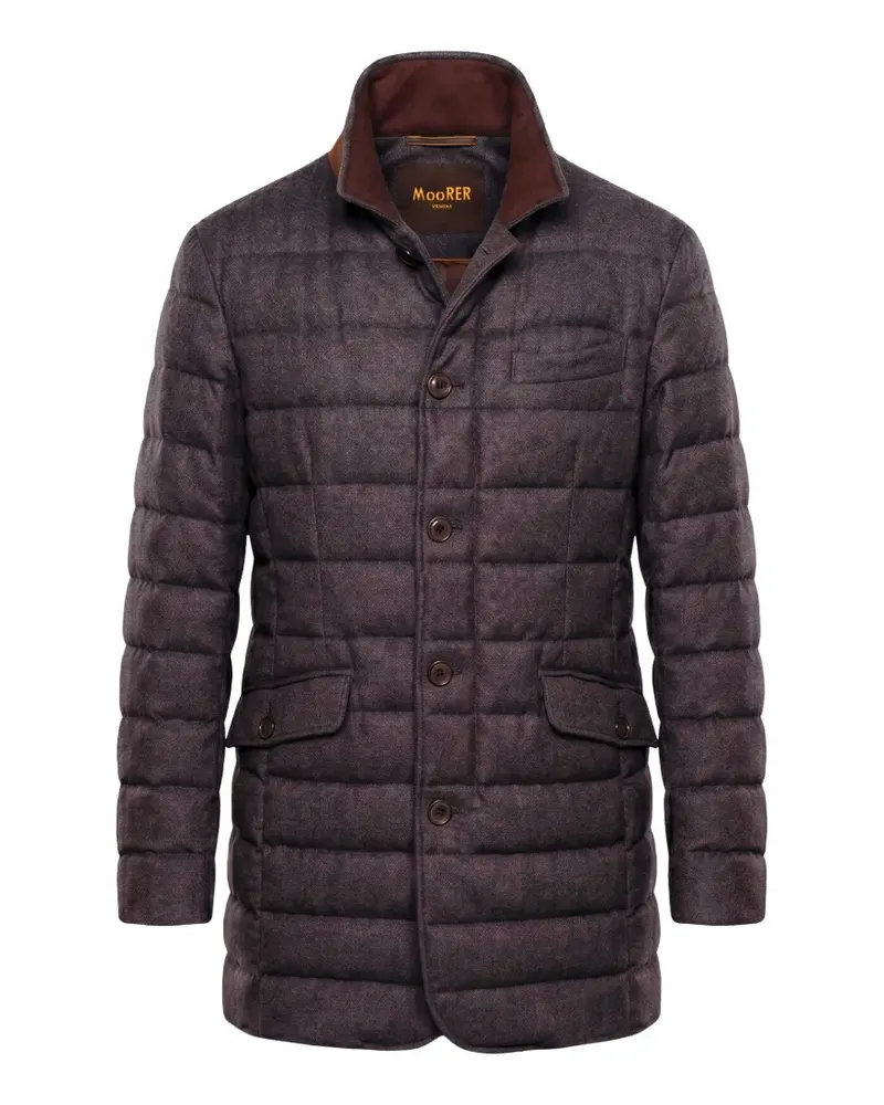 MOORER high-neck padded jacket - Rot Rot