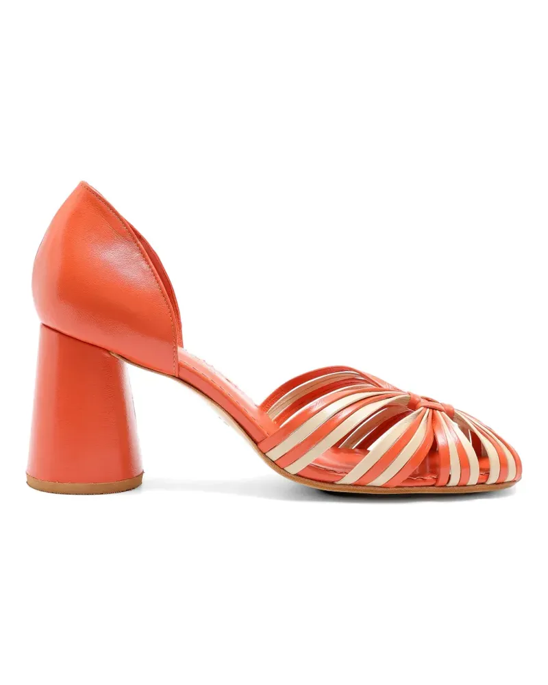 Sarah Chofakian Monta Tindari sandals - Orange Orange