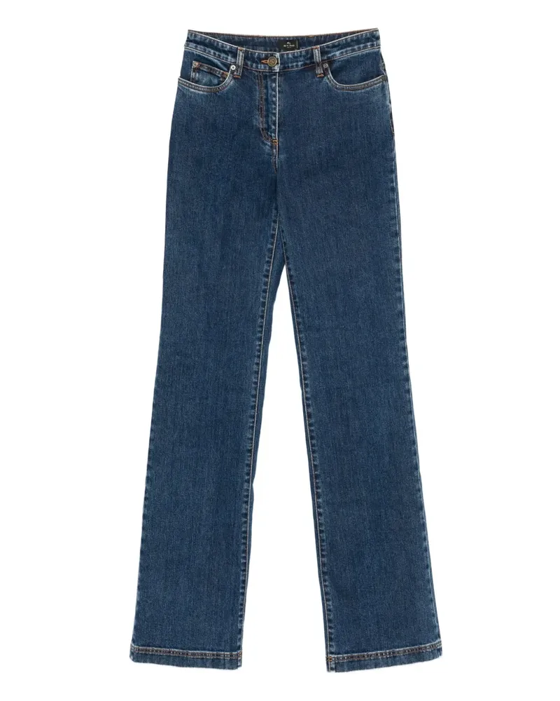Etro Gerade Jeans - Blau Blau