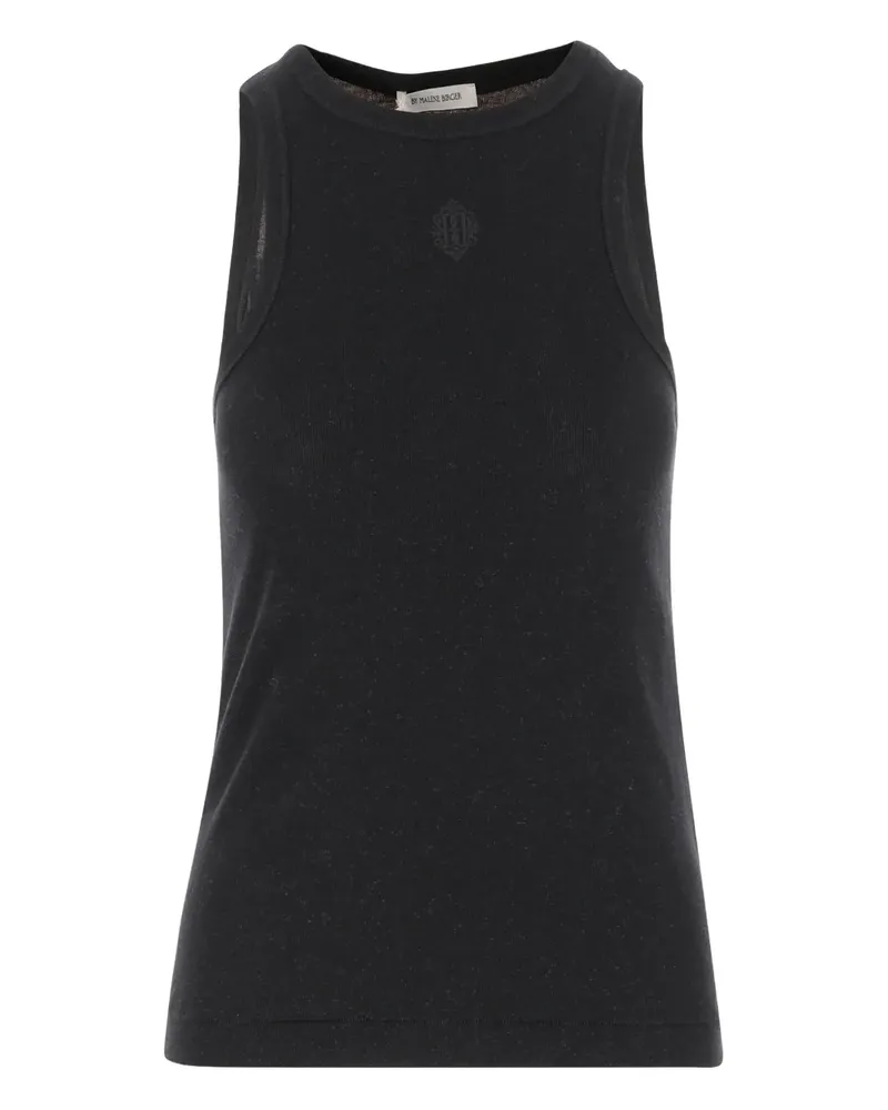 By Malene Birger Besticktes Lise Tanktop - Schwarz Schwarz