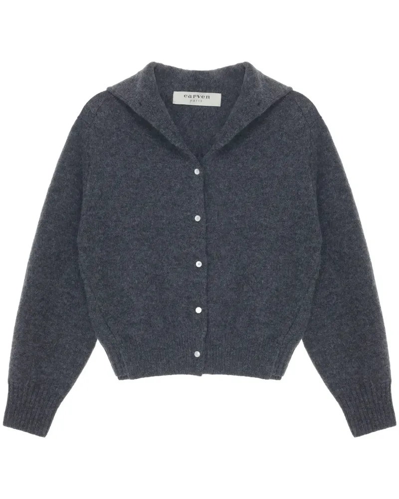 Carven Cardigan aus Kaschmir - Grau Grau