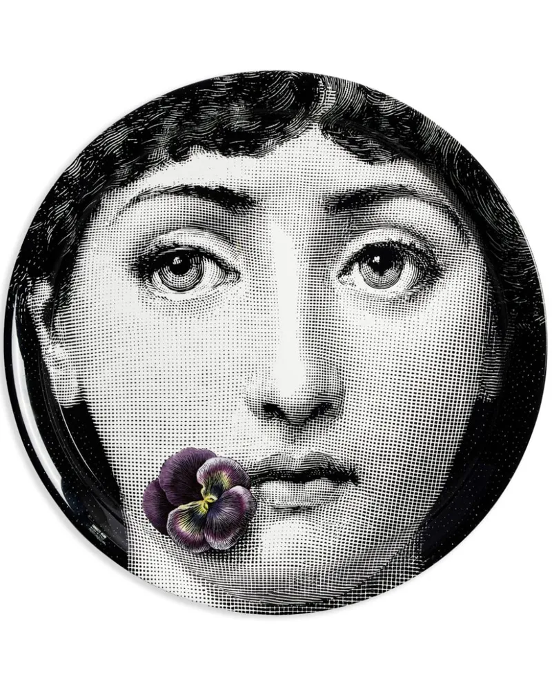 Fornasetti Variazioni N137 Teller - Grau Grau