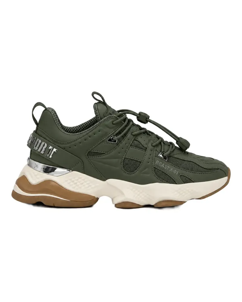 Philipp Plein Runner Beast X-01 Sneakers - Grün Grün