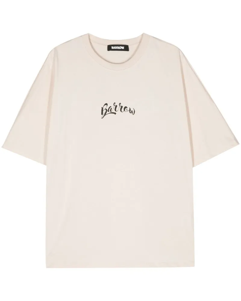 BARROW T-Shirt mit Teddy-Print Nude