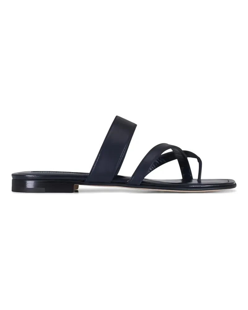 Manolo Blahnik Susa toe-strap slip-on sandals - Blau Blau
