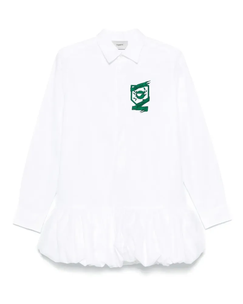 COPERNI Kleid mit Logo-Stickerei - Weiß Weiß