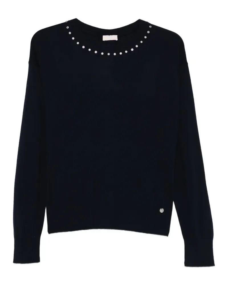 Liu Jo Pullover mit Rundhalsausschnitt - Blau Blau