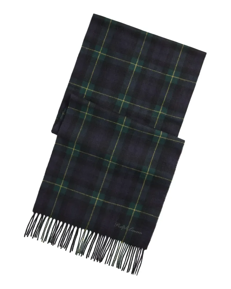 Ralph Lauren Gordon Schal mit Schottenkaro - Blau Blau