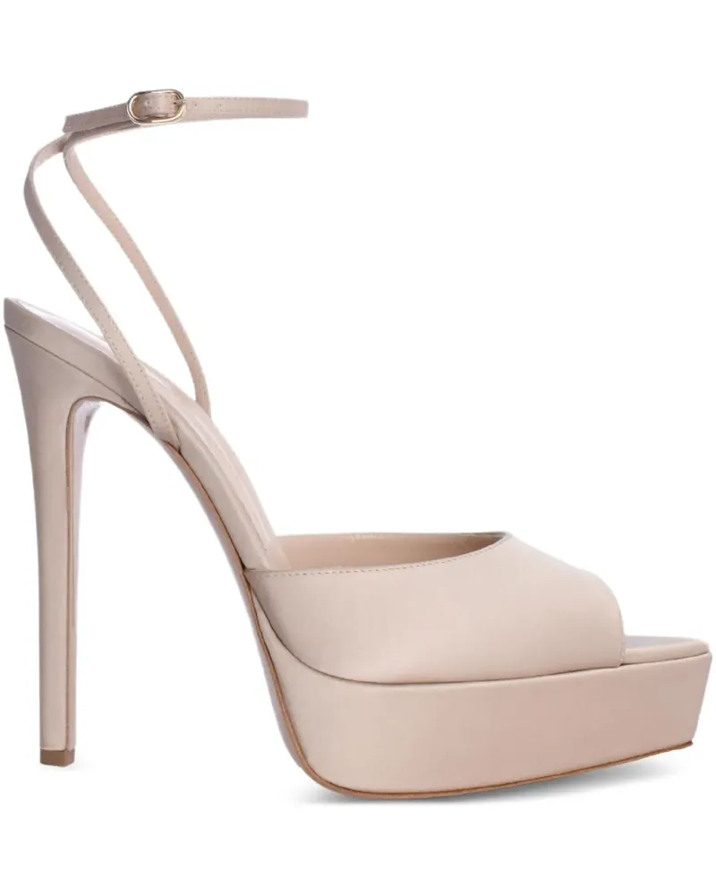 Andrea Wazen Loulou Stiletto-Pumps mit Plateau 150mm - Nude Nude