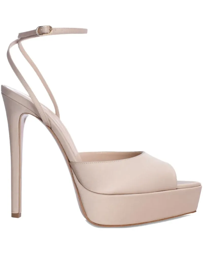 Andrea Wazen Loulou Stiletto-Pumps mit Plateau 150mm - Nude Nude