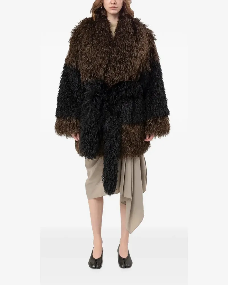 Entire Studios Juno Mantel aus Faux Fur - Braun Braun