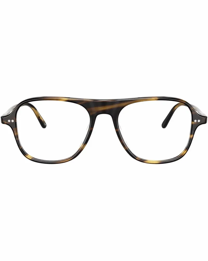 Oliver Peoples Nilos Brille im Vintage-Look - Braun Braun