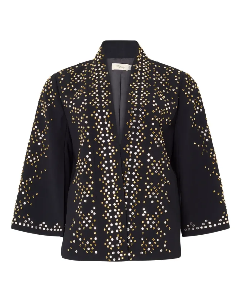 Temperley London Oberon Jacke mit Nieten - Schwarz Schwarz
