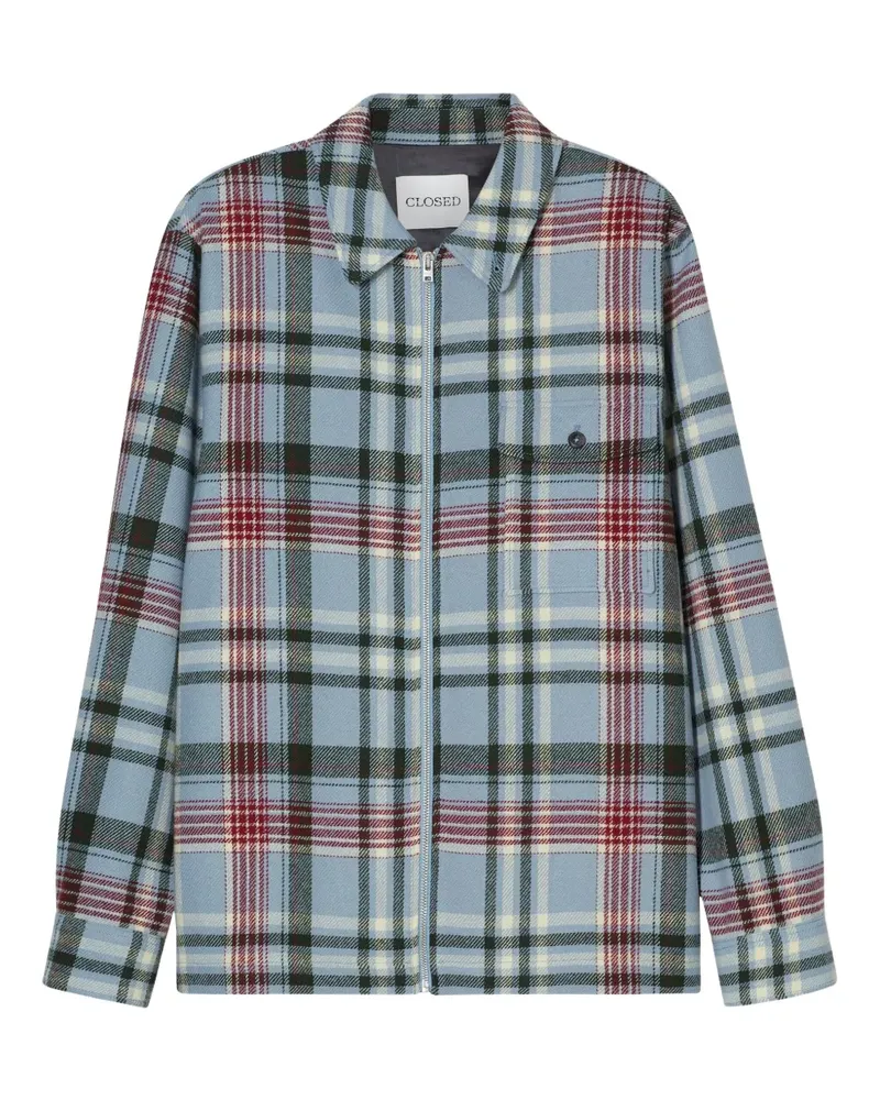 Closed Hemdjacke mit Reißverschluss - Blau Blau