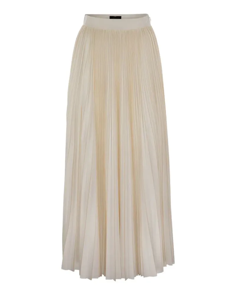 Fabiana Filippi pleated jersey skirt - Nude Nude