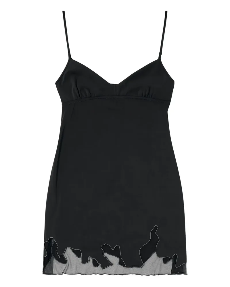Diesel D-Inlay-R1 Minikleid - Schwarz Schwarz