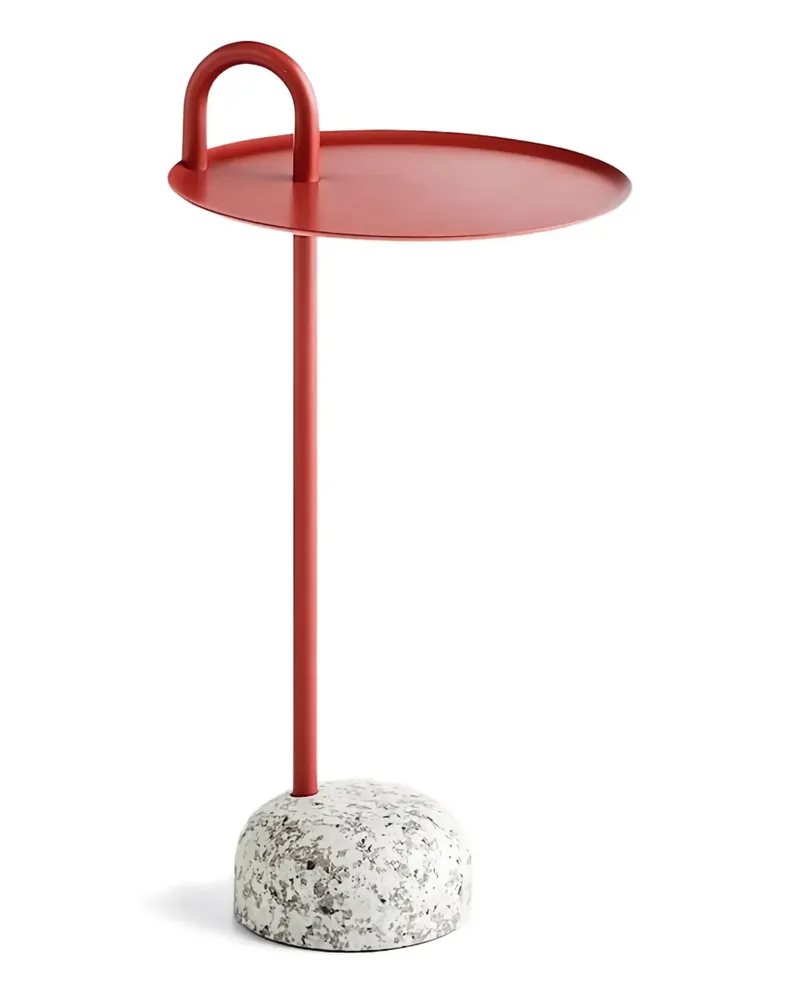 Hay Tischlampe mit meliertem Sockel - Rot Rot