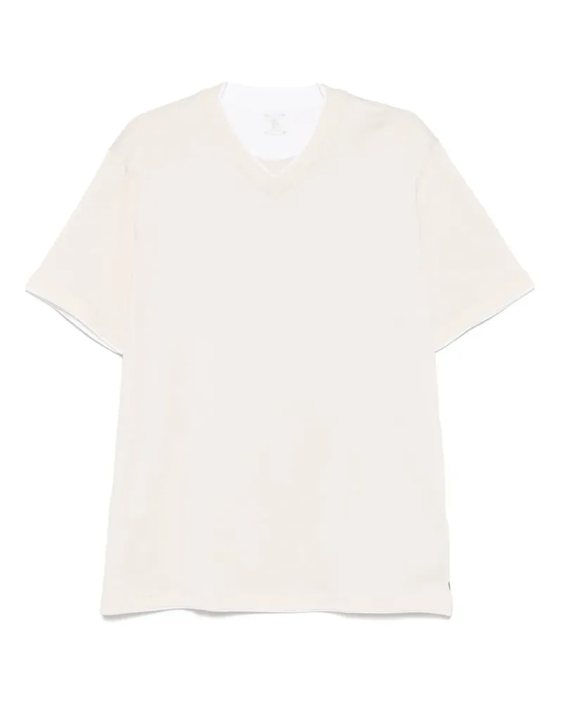 Eleventy Klassisches T-Shirt - Nude Nude
