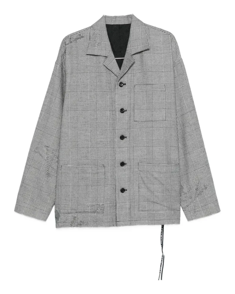Mastermind Japan checked jacket - Grau Grau