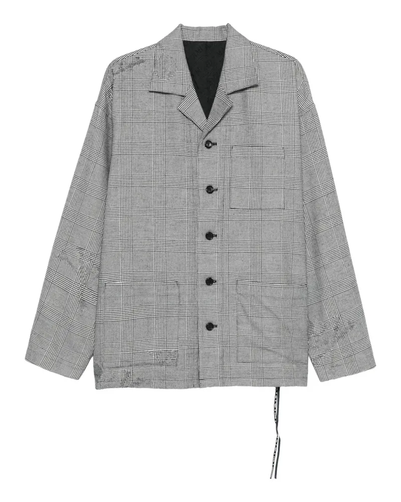 Mastermind Japan Karierte Jacke - Grau Grau