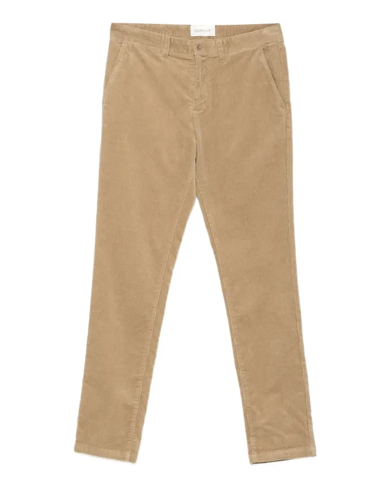 Gant slim corduroy chino trousers - Braun Braun