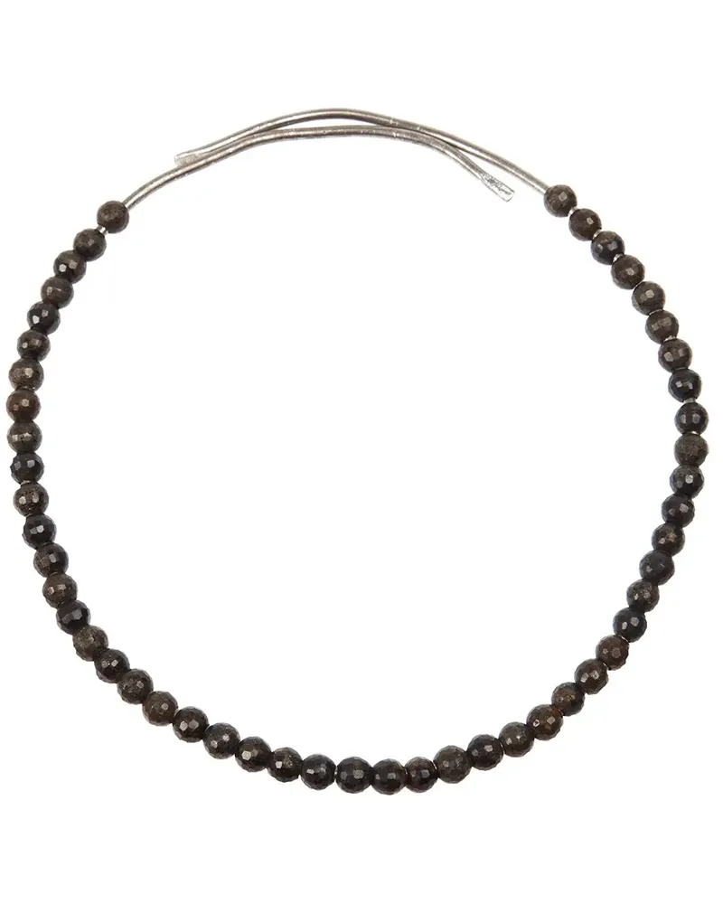 GOTI beaded necklace - DARK KHAKI Dark