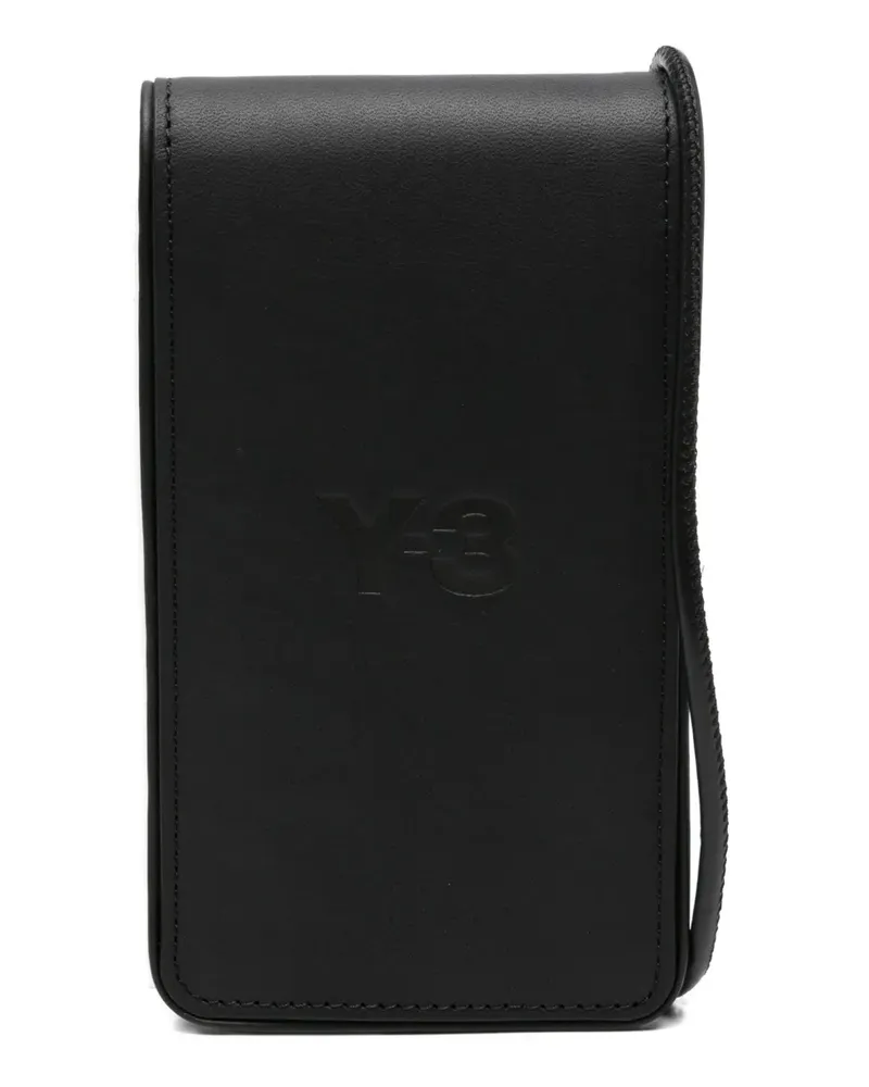 Y-3 Kartenetui mit Logo-Prägung - Schwarz Schwarz