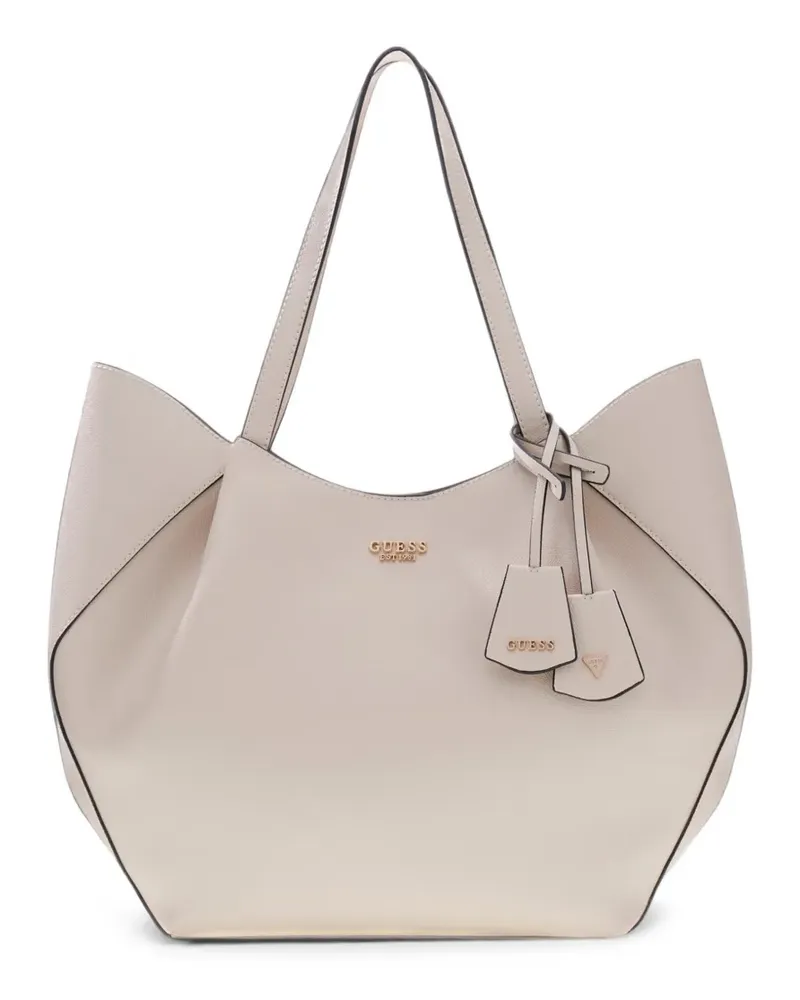 Guess Amorette Tote Bag mit Logo - Nude Nude